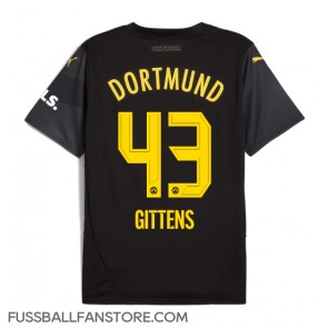 Borussia Dortmund Jamie Bynoe-Gittens #43 Replik Auswärtstrikot 2024-25 Kurzarm